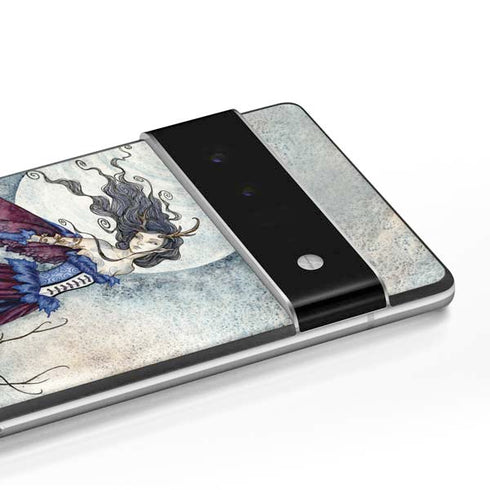 Amy Brown The Moon is Calling Fairy and Dragon Google Pixel 6 Pro Skin